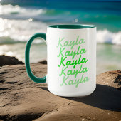 Einfache moderne Coole Typografie Tasse