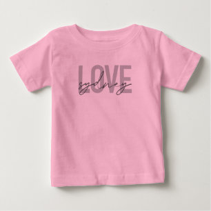 Einfache, moderne, coole, urbane Design Liebe Sydn Baby T-shirt