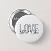 Einfache, moderne, coole, urbane Design Liebe Sydn Button (Vorne & Hinten)