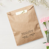 Einfache moderne Dankeschön an Personalisierte Hoc Geschenktütchen (Versiegelt)