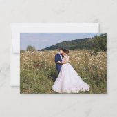 Einfache moderne Dankeschön-Karte Mitteilungskarte (Rückseite)