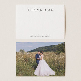 Einfache moderne Dankeschön-Karte Mitteilungskarte