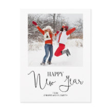 Einfache moderne das Foto-Postkarte des