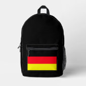 Einfache Moderne Deutsche Flagge Souvenir Bedruckter Rucksack (Vorderseite)