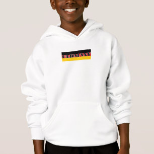 Einfache Moderne Deutsche Flagge Souvenir Hoodie