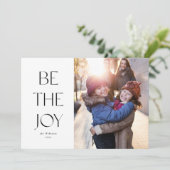 Einfache Moderne, die Freude an Weihnachten schwar (Stehend Vorderseite)