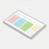 Einfache moderne Dinge zu tun Post-it Klebezettel (angewinkelt)