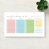 Einfache moderne Dinge zu tun Post-it Klebezettel (Büro)