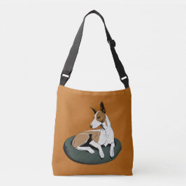 Einfache moderne Dog Art Trendy Tragetaschen Mit Langen Trägern
