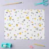 Einfache moderne Dreiecke-Muster Seidenpapier (Basteln)