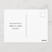 Einfache moderne dunkle blaue Ombre Gradient & Mon Postkarte (Rückseite)