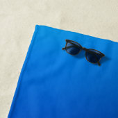 Einfache moderne dunkle blaue Ombre Gradient & Mon Strandtuch (Beispiel)