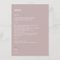 Einfache moderne Dusty Rose Weiße Hochzeit