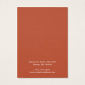 Einfache, moderne Earring Display Card (Rückseite)