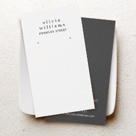 Einfache, moderne Earring Display Card