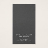 Einfache, moderne Earring Display Card (Rückseite)