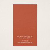 Einfache, moderne Earring Display Card (Rückseite)