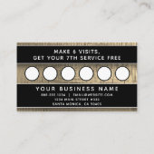 Einfache moderne elegante Berufliche Boss Owner Ap Terminkarte (Rückseite)