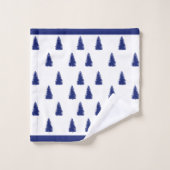 Einfache moderne Elegante Christkindlbäume Badhandtuch Set (Waschlappen)