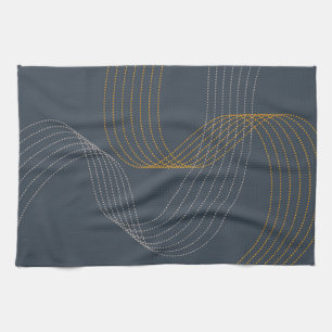 Einfache, moderne, elegante, coole, trendige Abbil Geschirrtuch