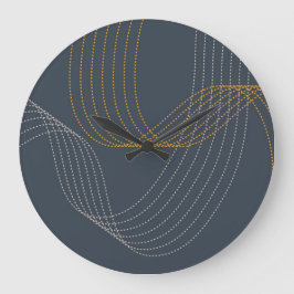 Einfache, moderne, elegante, coole, trendige Abbil Große Wanduhr