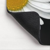 Einfache moderne elegante Daisy-Blume mit Namen Mousepad (Ecke)