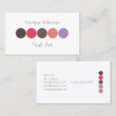 Einfache moderne elegante geometrische Art Visitenkarte (Vorne/Hinten)