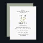 Einfache moderne elegante Hochzeitsreise zu günsti<br><div class="desc">Einfache moderne und elegante Hochzeiten zu günstigen Preisen laden zu einer günstigeren Alternative als eine Standardeinladung ein.</div>