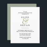 Einfache moderne elegante Hochzeitsreise zu günsti<br><div class="desc">Einfache moderne und elegante Hochzeiten zu günstigen Preisen laden zu einer günstigeren Alternative als eine Standardeinladung ein.</div>