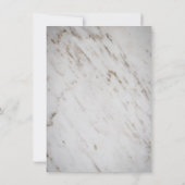 Einfache moderne Elegante Marble & Foto Overlay Save The Date (Rückseite)