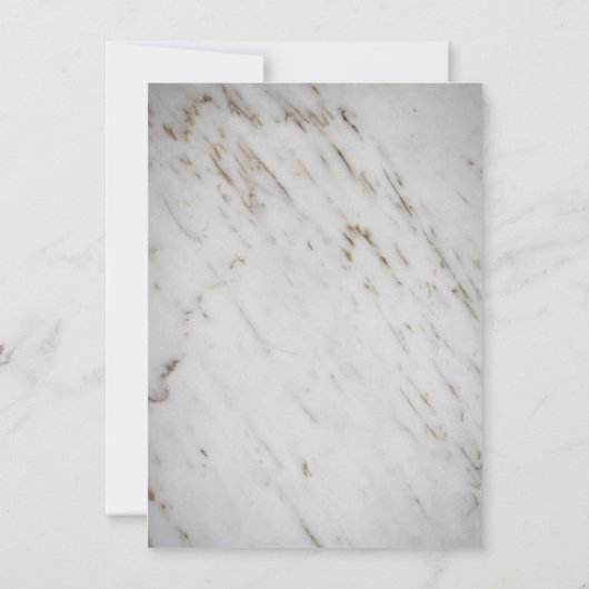 Einfache moderne Elegante Marble & Foto Overlay Save The Date (Rückseite)