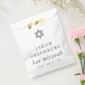 Einfache Moderne Elegante Star von David Bar Mitzv Geschenktütchen (Versiegelt)