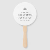 Einfache Moderne Elegante Stern von David Bat Mitz Fächer (Vorderseite)