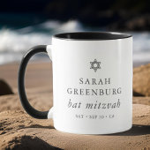 Einfache Moderne Elegante Stern von David Bat Mitz Tasse
