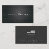 Einfache, moderne, elegante, Visitenkarte (Vorne/Hinten)