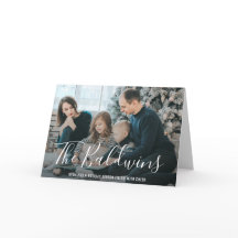 Einfache Moderne Elegantes Foto Weihnachten