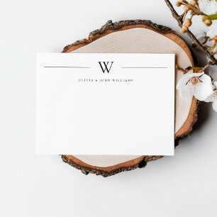 Einfache moderne Erstklassigkeit Mitteilungskarte