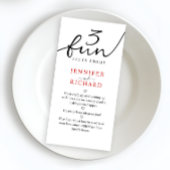 Einfache moderne Fakten über Braut und Groom Fun Serviette