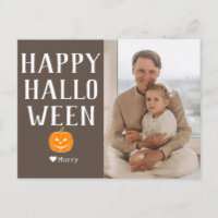 Einfache moderne Familie glücklich Halloween Foto