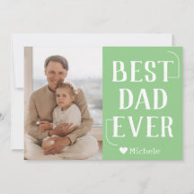 Einfache moderne Familienzüchter Tagesname Foto