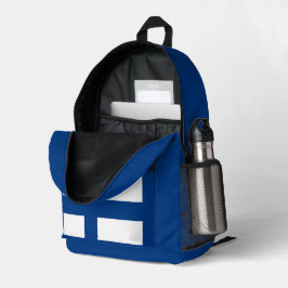 Einfache moderne finnische Flagge Souvenir Bedruckter Rucksack