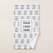 Einfache, moderne Firmenlogo und Text Handtuch (Handtuch)