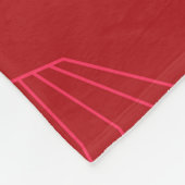 Einfache, moderne, fließende Weihnachtsschmuck Fleecedecke (Ecke)