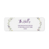 Einfache moderne florale Boho-Hochzeit (Vorne)
