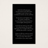 Einfache moderne Foto Beerdigungskarte (Rückseite)