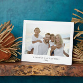 Einfache moderne Foto Erinnerungen Fotoplatte (Seite)