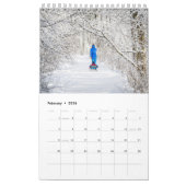 Einfache moderne Foto-Familie 2022 Kalender (Feb 2026)