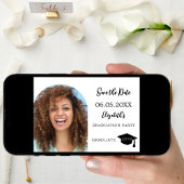 Einfache moderne Foto Graduierungspartei Save The Date