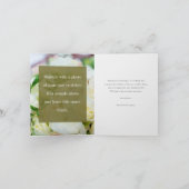 Einfache moderne Foto Hochzeit Vielen Dank Note Ca Dankeskarte (Innenseite)