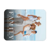 Einfache moderne Foto Minimalistische Individualit Magnet (Horizontal)